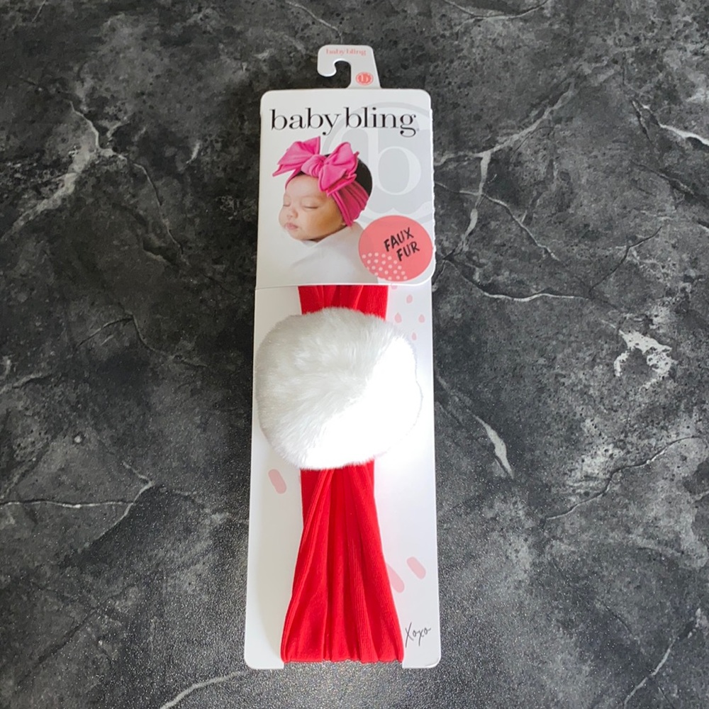 Baby Bling Faux Fur Headband